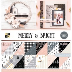 Merry & Bright Foil Accented Stack - DCWV