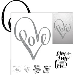 Love 2 Foiled Paper - Frameable Quotes - Reminisce