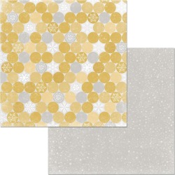 Snowflakes Paper - Christmas In The Village - BoBunny