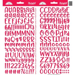 Ladybug Abigail Alpha Stickers - Doodlebug