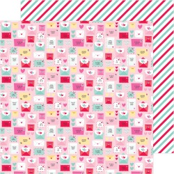 Special Delivery Paper - Love Notes - Doodlebug