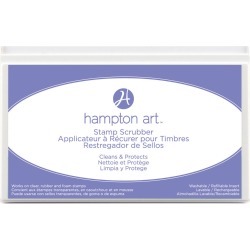 Hampton Art Stamp Scrubber Cleaning Pad & Case 7.5