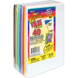 Assorted Colors - Sticky Back Foam Sheets Value Pack 6\