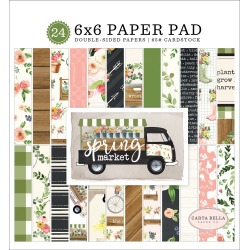 Spring Market 6 x 6 Paper Pad - Carta Bella