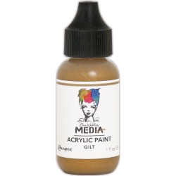 Gilt - Dina Wakley Media Heavy Body Metallic Acrylic Paint 1oz