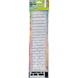 Brickwork - Dyan Reaveley's Dylusions Clear Stamp & Stencil Set 12"