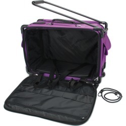 23"X15"X12" Purple - TUTTO Machine On Wheels Case