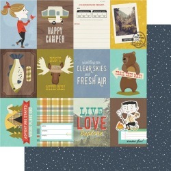 3 x 4 Elements Paper - Happy Trails - Simple Stories