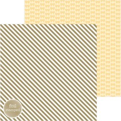 Good As Gold Foil Paper - Hello - Doodlebug