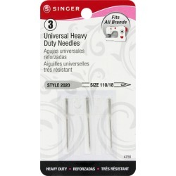 Size 18/110 3/Pkg - Universal Regular Point Machine Needles