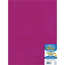 Hot Pink - Glitter Foam Sheet 9\