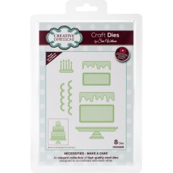 Necessities-Make A Cake 2.36"X3.15" - Creative Expressions Craft Dies By Sue Wilson