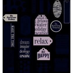Black On Ivory Tags - Canvas Corp