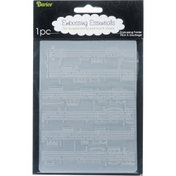 Sheet Music Embossing Folder