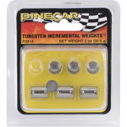 Tungsten Incremental Weight(TM) Cylindr - Pine Car Derby Weights 2oz