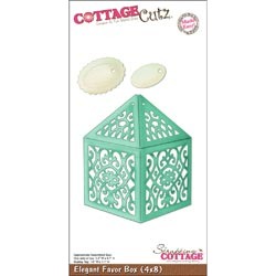Elegant Favor Box 4x8 Metal Die - Cottage Cutz