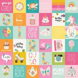 2x2 Elements Paper - Dream Big - Simple Stories