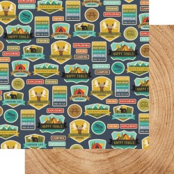 Happy Camper Paper - Happy Trails - Simple Stories