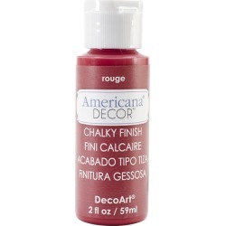 Rouge Americana Chalky Finish Paint