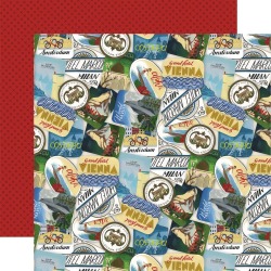 Travel Stickers Paper - Scenic Route - Echo Park - PRE ORDER