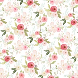 Subtle Large Floral Paper - Flora No.3 - Echo Park - PRE ORDER
