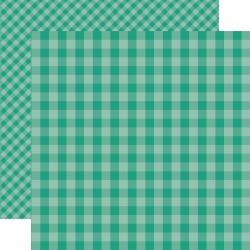 Sea Turtle Gingham 2018 Paper - Echo Park