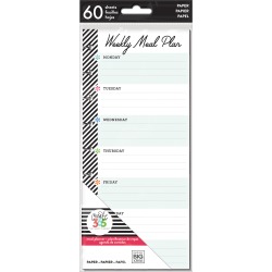 Meal Planning - Happy Planner Medium Half Sheet Fill Paper 60/Pkg