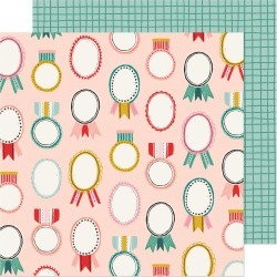 Merry & Bright Paper - Hey, Santa - Crate Paper