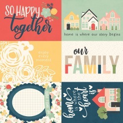 4x6 Elements Paper - So Happy Together - Simple Stories