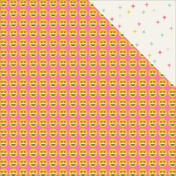 OMG Paper - Emoji Love - Simple Stories