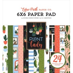 Plant Family 6"X6" Paper Pad - Echo Park - PRE ORDER