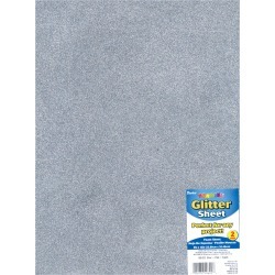 Silver - Glitter Foam Sheet 9\