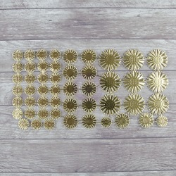 Gold Halo Paper Pieces - Dresden - Prima