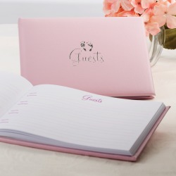 Pink - Baby Shower Guest Book 8.5"X6"