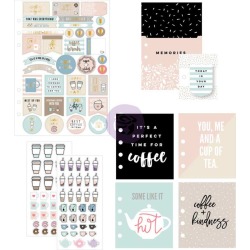 Coffee & Tea Lovers - My Prima Planner Goodie Pack Embellishments