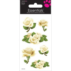 White Rose Handmade Stickers - Essentials - Sandylion