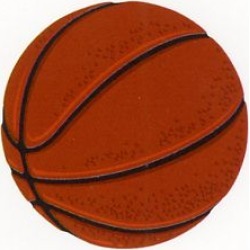 Basketball Patch - Mrs Grossman's Stickers