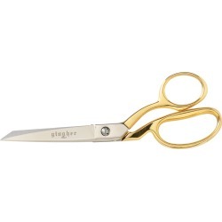 Gold Handle Knife Edge Bent Shears 8