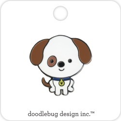 Puppy Enamel Pin - Doodlebug