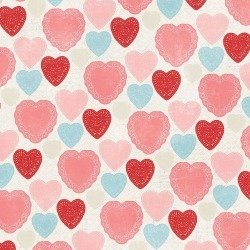 Heart To Heart Paper - My Valentine - Simple Stories