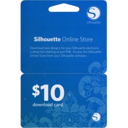 Silhouette $10 Download Card