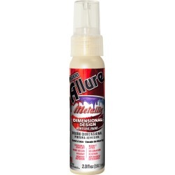 Ivory Lace - Allure Metallic Dimensional Design Adhesive Paint 2oz
