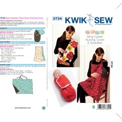 Swaddler, Sling Carrier & Nursing Cover - SLING: XS - S - M - L - XL