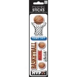 Basketball Chipboard Stickers - Me And My Big Ideas