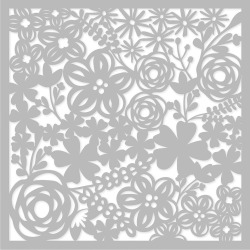 So Happy Together 6x6 Stencil - Simple Stories