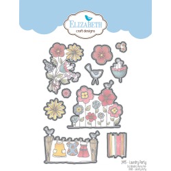 Laundry Party - Elizabeth Craft Metal Die