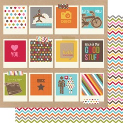 Snap Polaroids Paper - Simple Stories