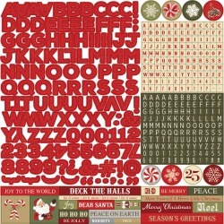 Holiday Cheer Alpha Stickers - Photoplay