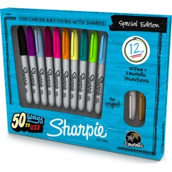 Sharpie Fine Point Special Edition Permanent Markers 12/Pkg
