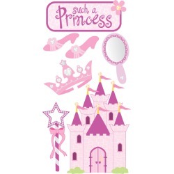 Princess Lg 3D Stickers - Sandylion